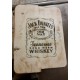 gravure bois plaque decorative marseille vintage jaques daniels