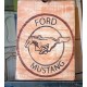 plaque decorative en bois marseille vitage artisanal ford mustang